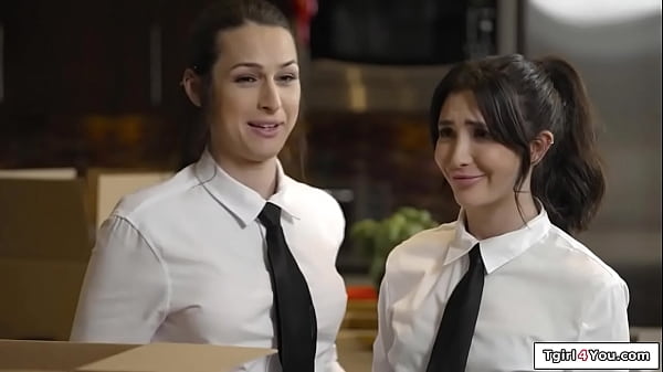 Busty Tgirl Khloe Kay fucks her coworker Jane Wilde